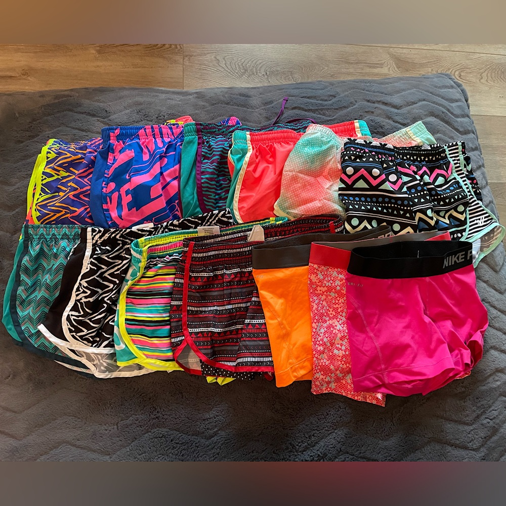 Varsity brand and Nike brand workout shorts (YOUTH)
